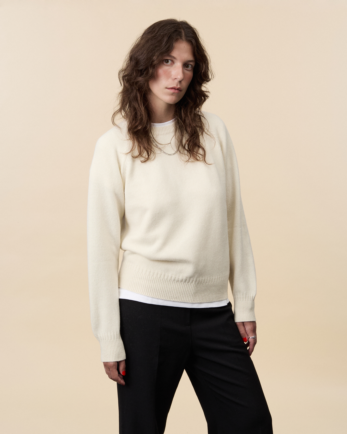 CREWNECK CASHMERE SWEATER