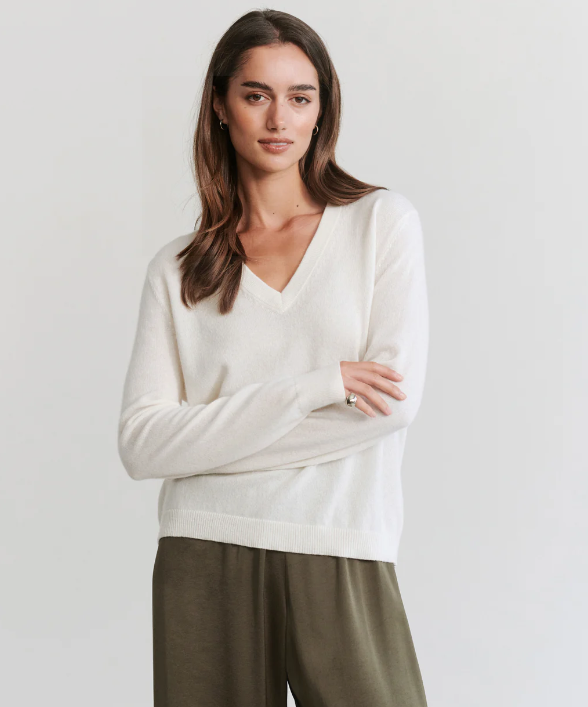 V-Neck Cashmere Sweater