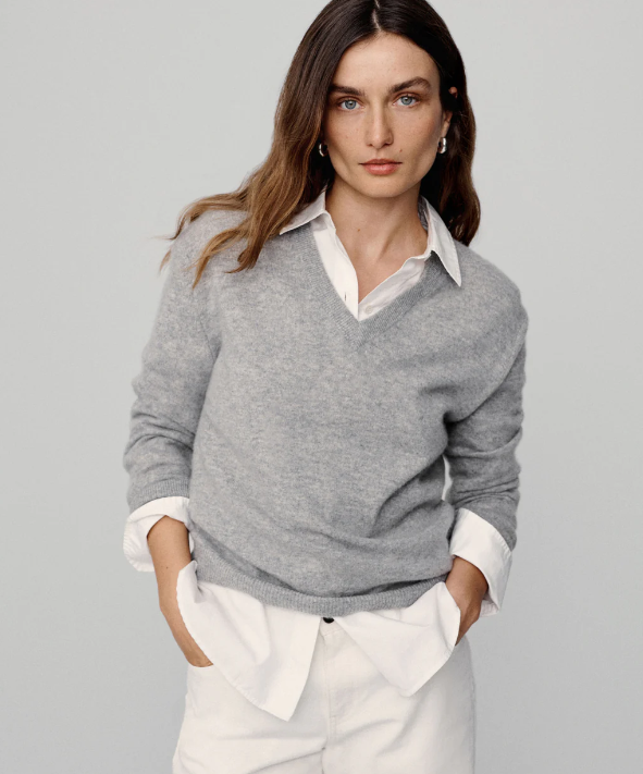 V-Neck Cashmere Sweater