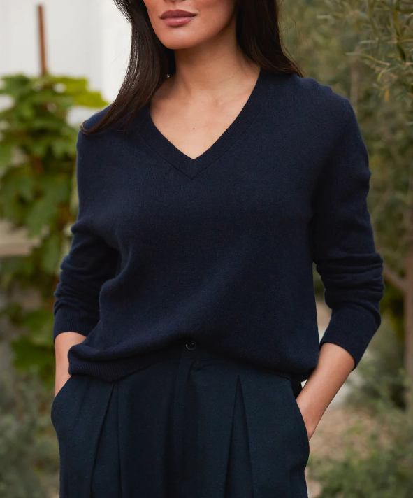 V-Neck Cashmere Sweater