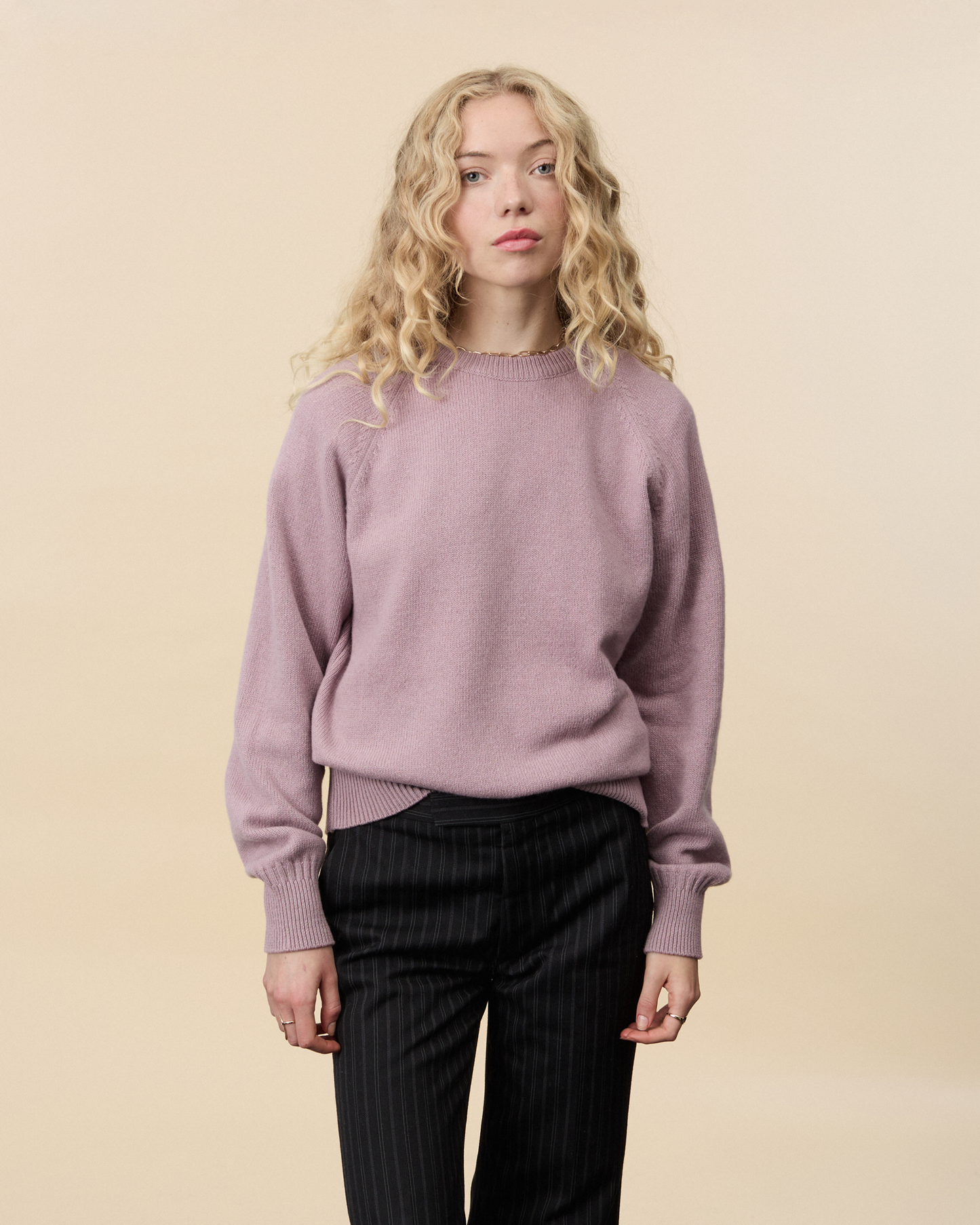 CREWNECK CASHMERE SWEATER