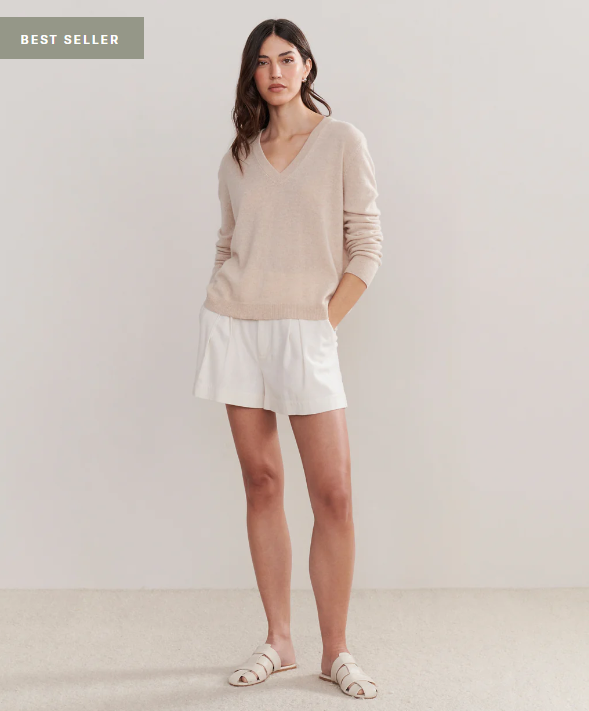 V-Neck Cashmere Sweater