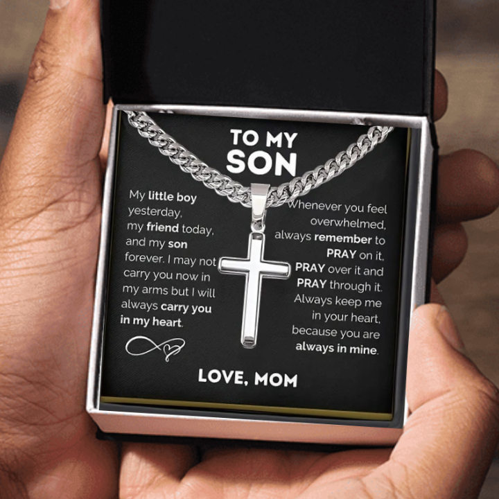 TO MY AMAZING SON - SILVER CHAIN