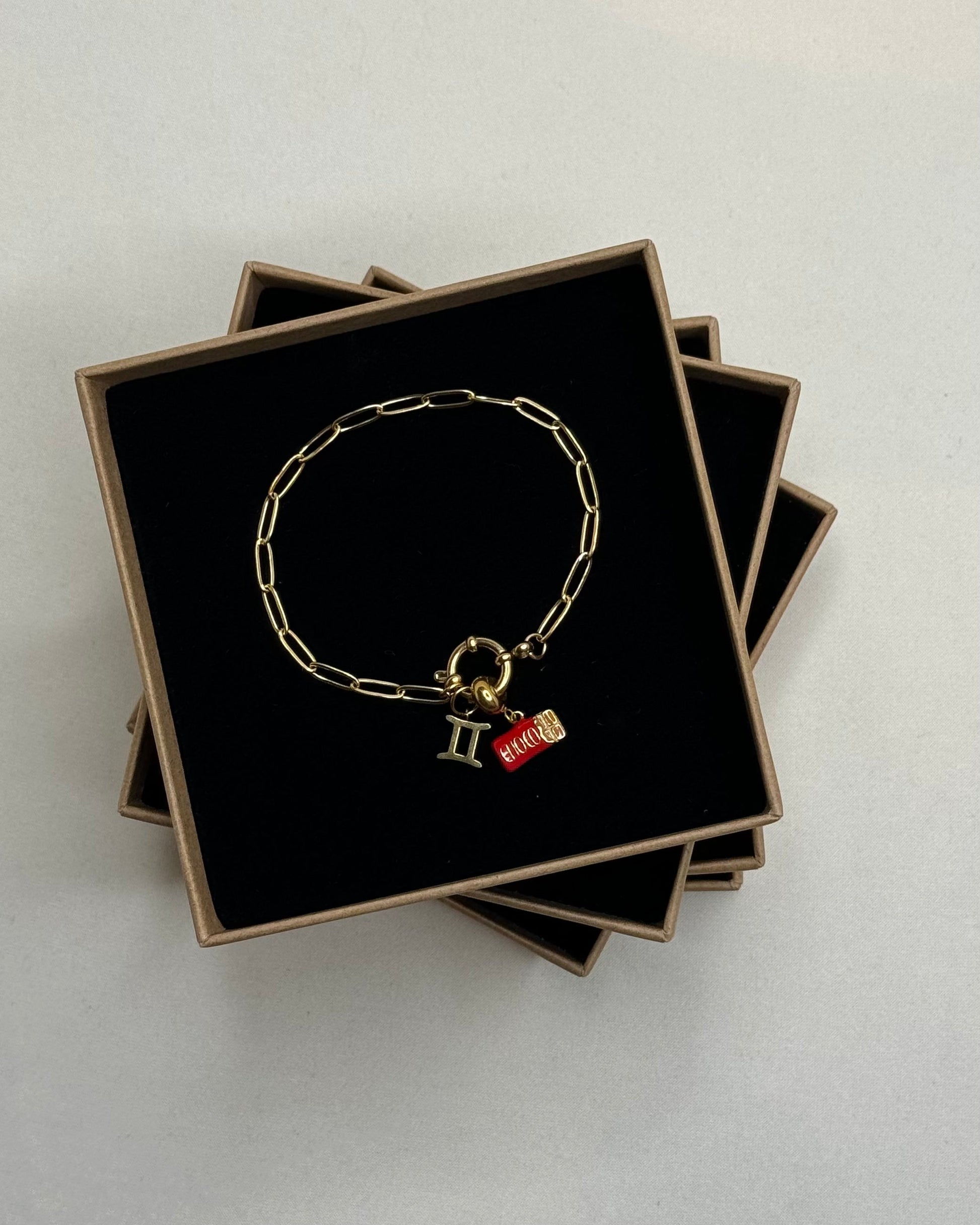 Red Chocolate Bar Charm (Tiny)