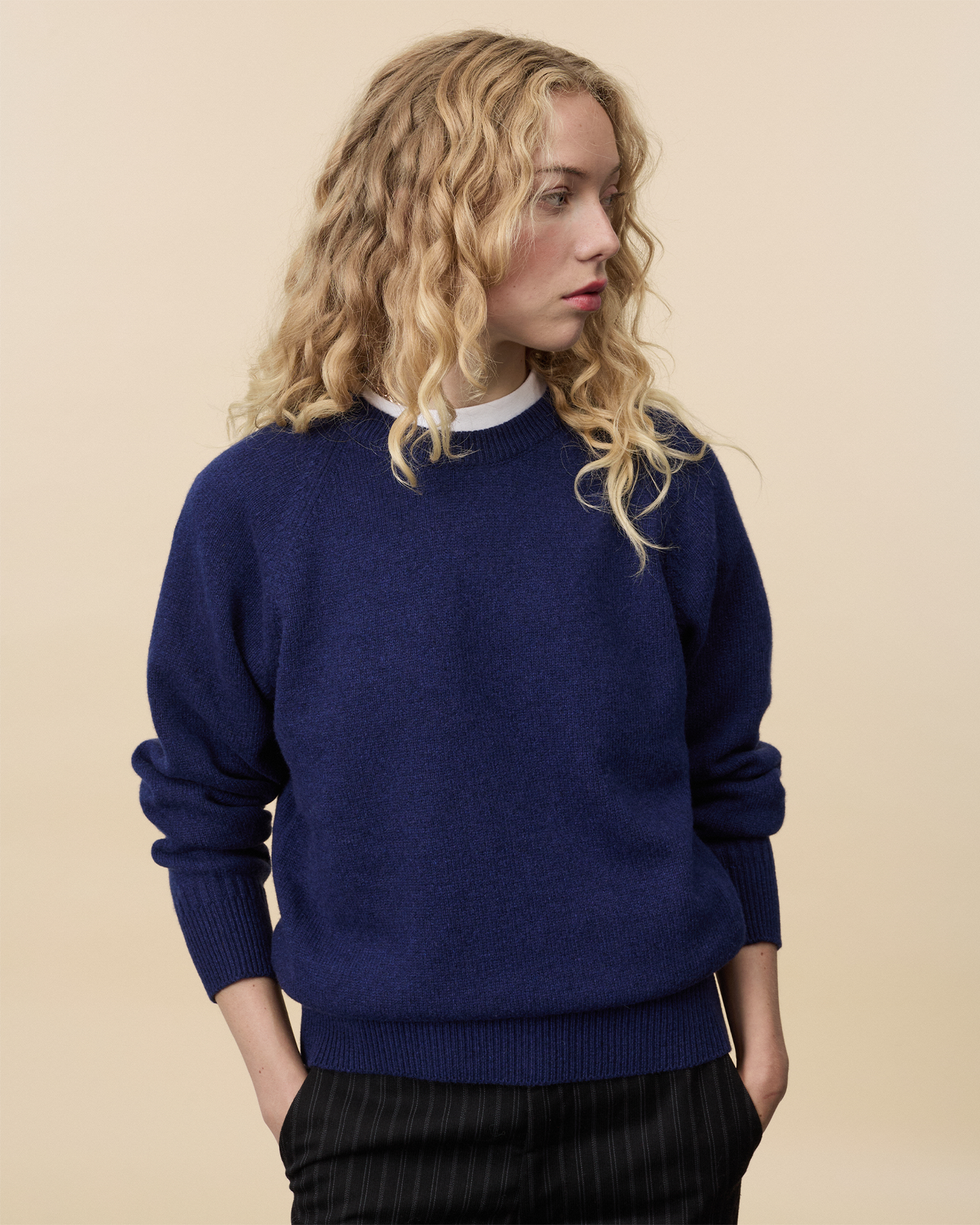 CREWNECK CASHMERE SWEATER