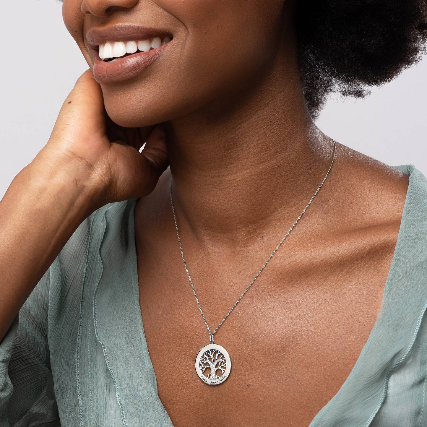 Celestine™  Family Tree Necklace