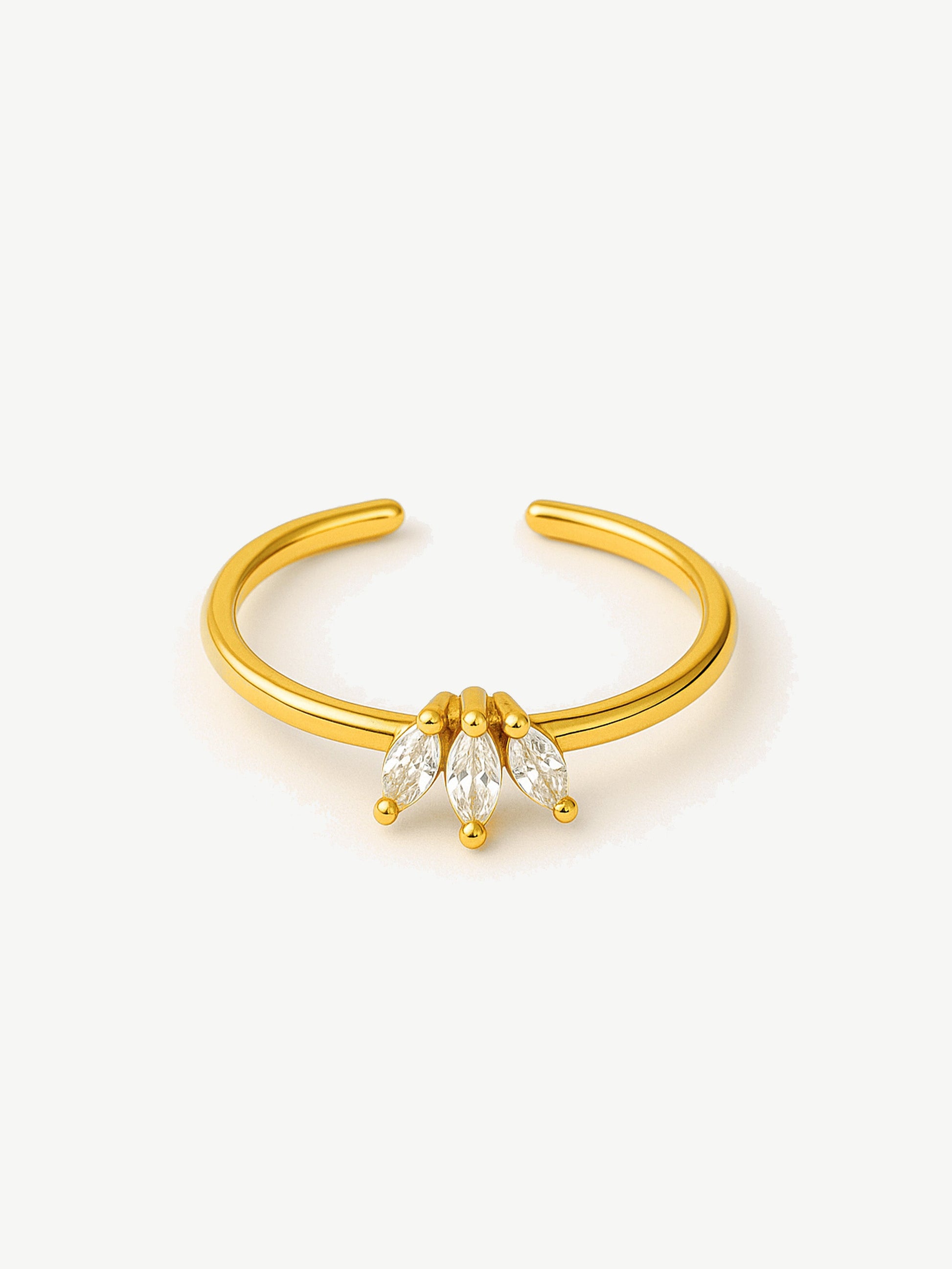 Dainty Marquise Ring - Adjustable
