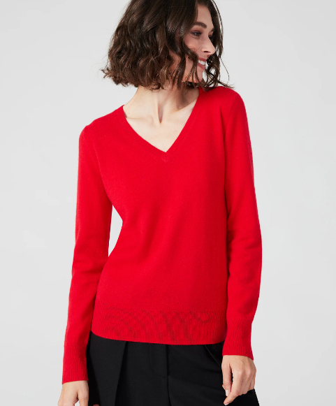 V-Neck Cashmere Sweater