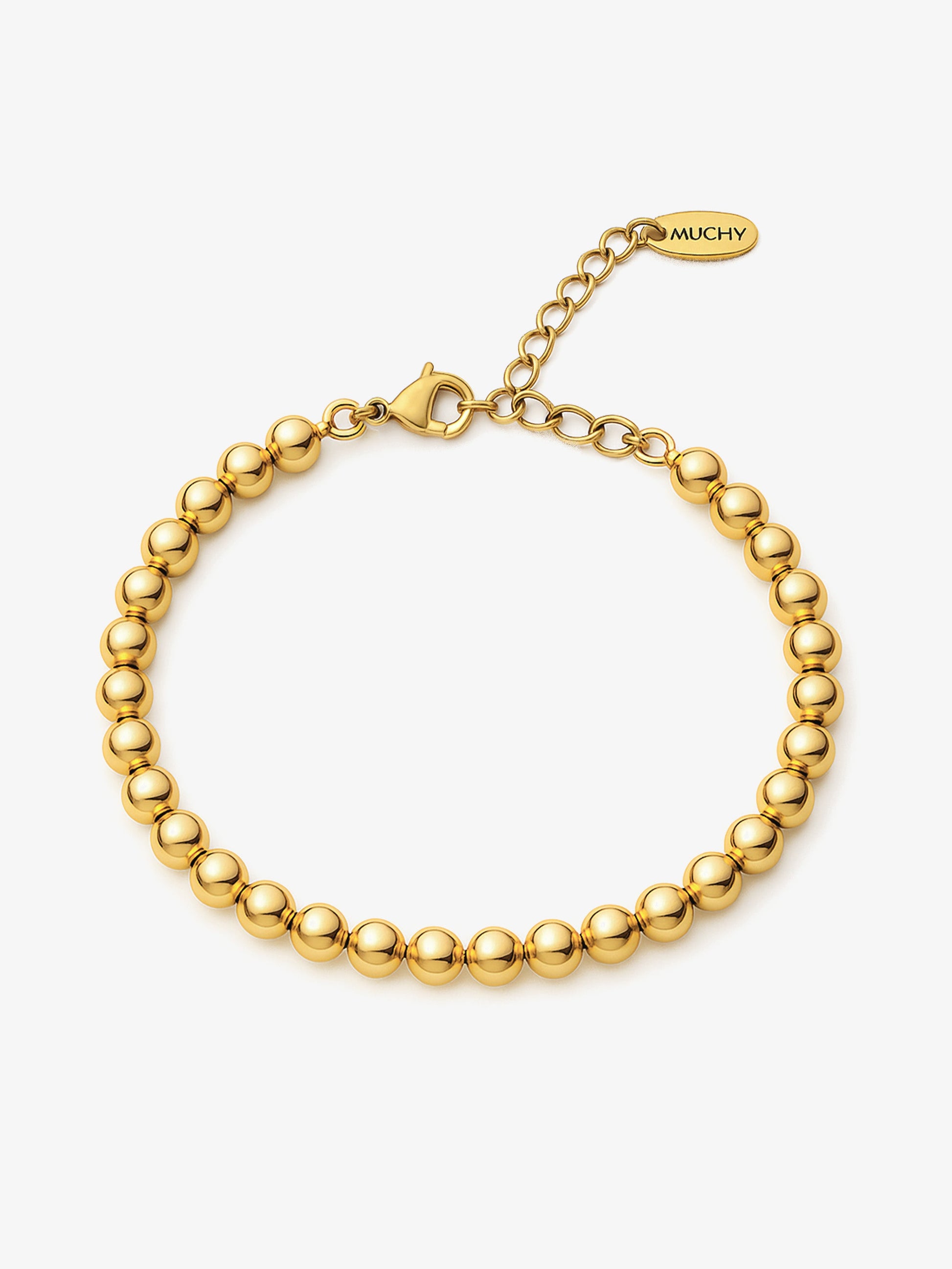 Charm Bracelet With Sphere Chain